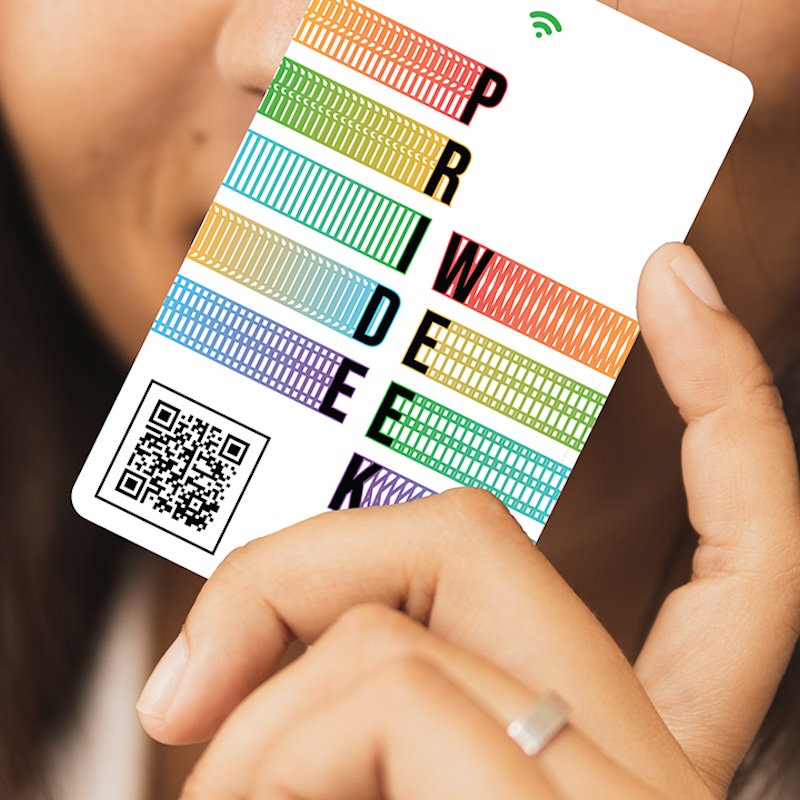 Pride Dual NFC ve QR Kodlu Cool Dijital Kartvizit