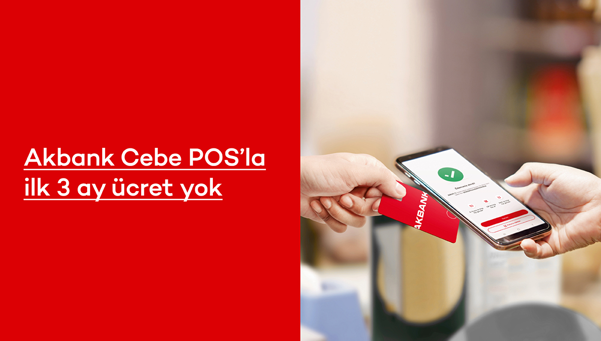 Akbank Cebe POS’la Cep Telefonun POS’a dönüşüyor !