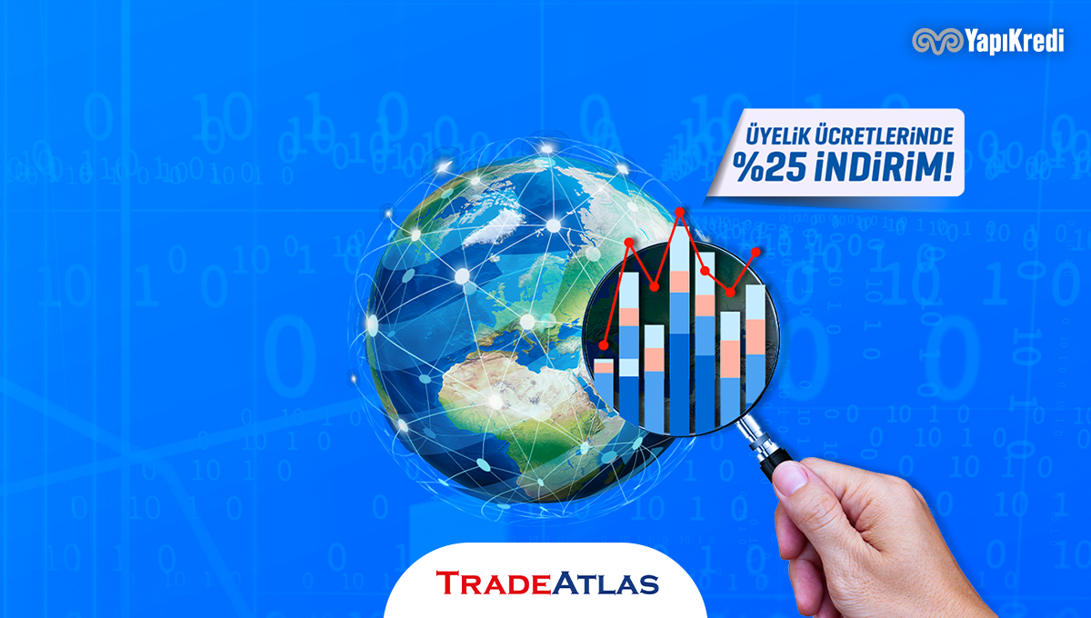 Yapı Kredi ve TradeAtlas iş birliğiyle yurt dışı ithalatçı-ihracatçı firmalara kolayca ulaşın, işinizi sınırlar ötesine taşıyın!
