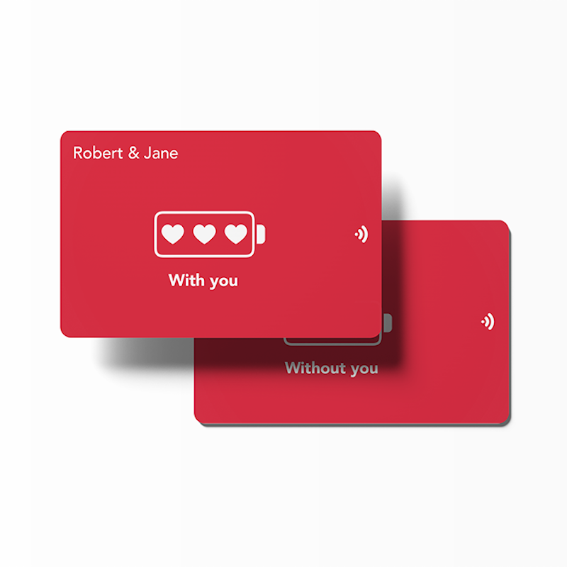 With You / Horizontal - NFC ve QR Kodlu Cool Dijital Kartvizit