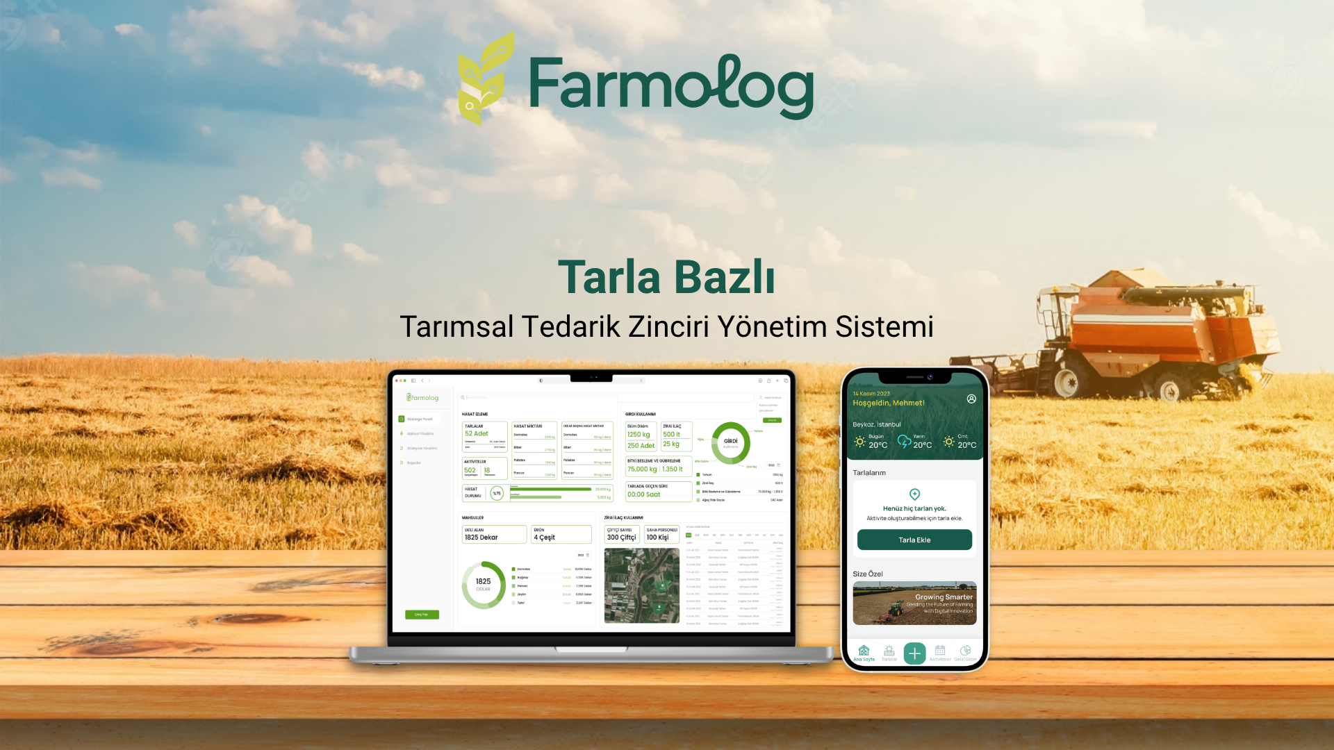 Farmolog - Sözleşmeli Tarım Yönetim Sistemi