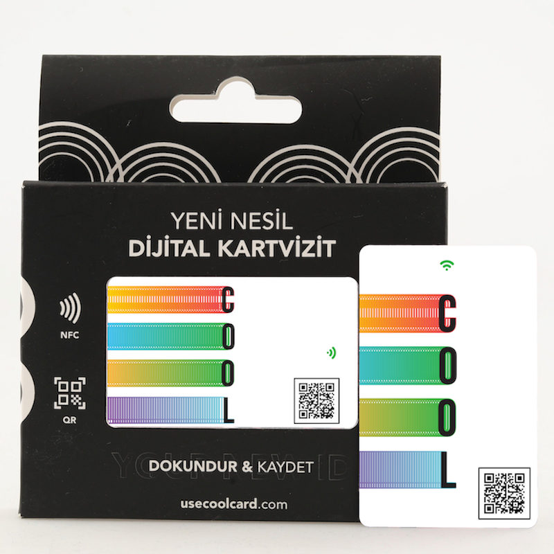 Pride Flow NFC ve QR Kodlu Cool Dijital Kartvizit