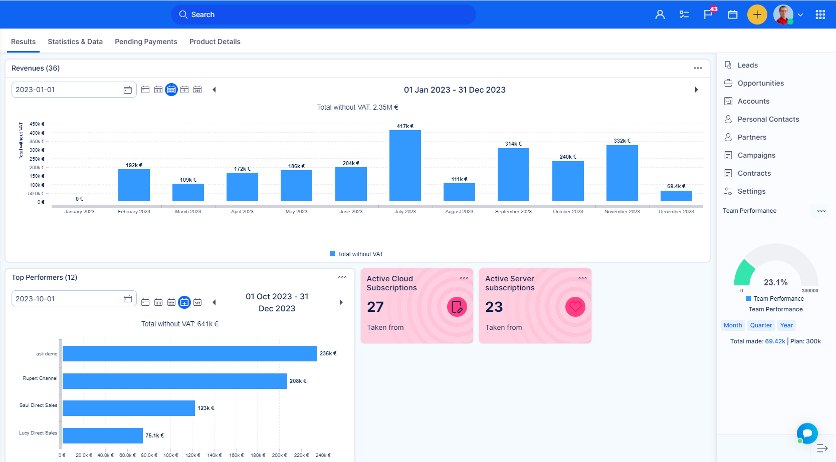 Easy Project B2B CRM