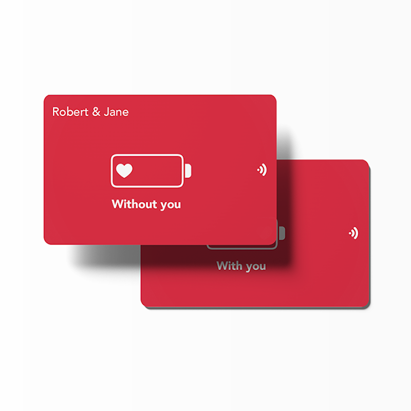 With You / Horizontal - NFC ve QR Kodlu Cool Dijital Kartvizit