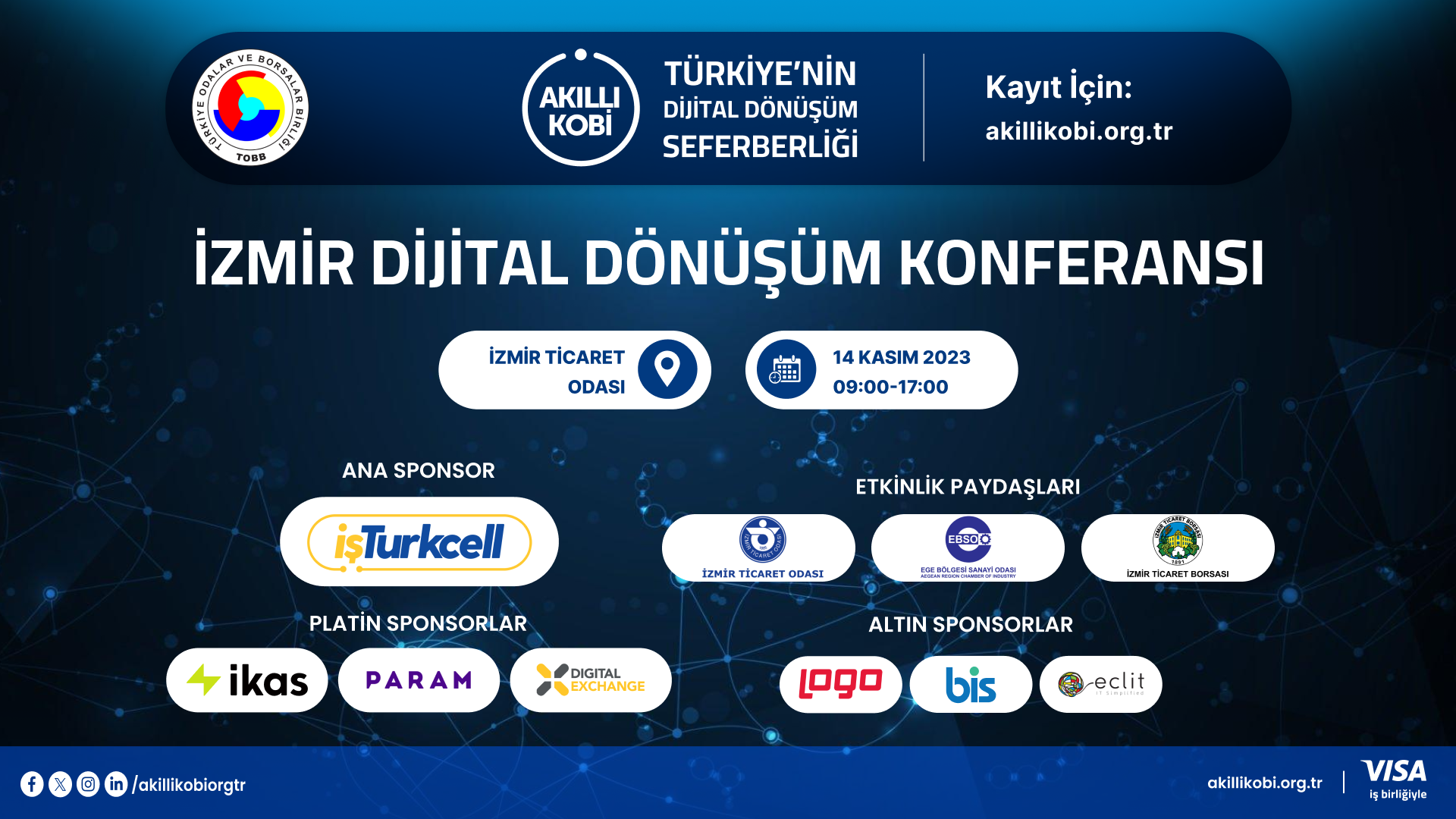 14 Kasım İzmir Dijital Dönüşüm Konferansı gerçekleşti.