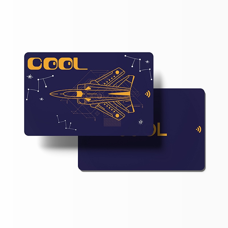 Spaceship NFC ve QR Kodlu Cool Dijital Kartvizit